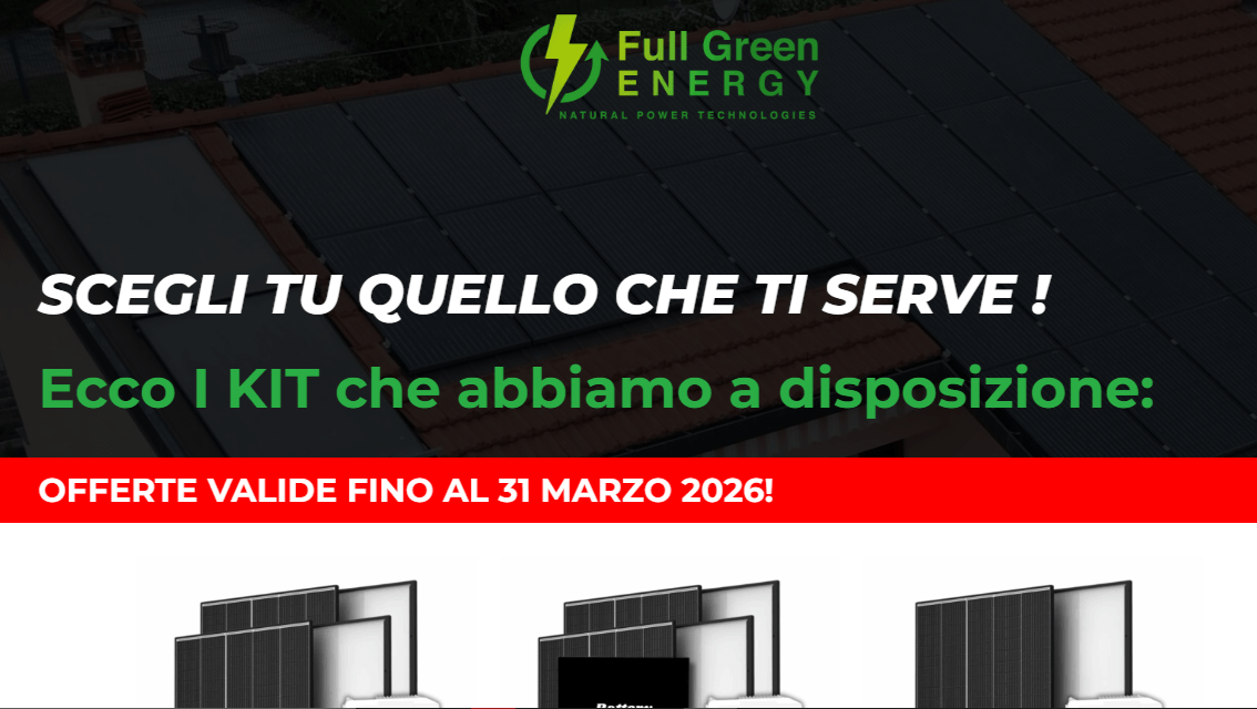 Sito FullGreen kit ftv